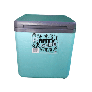 Party Cube Cooler Box 25L Light Blue